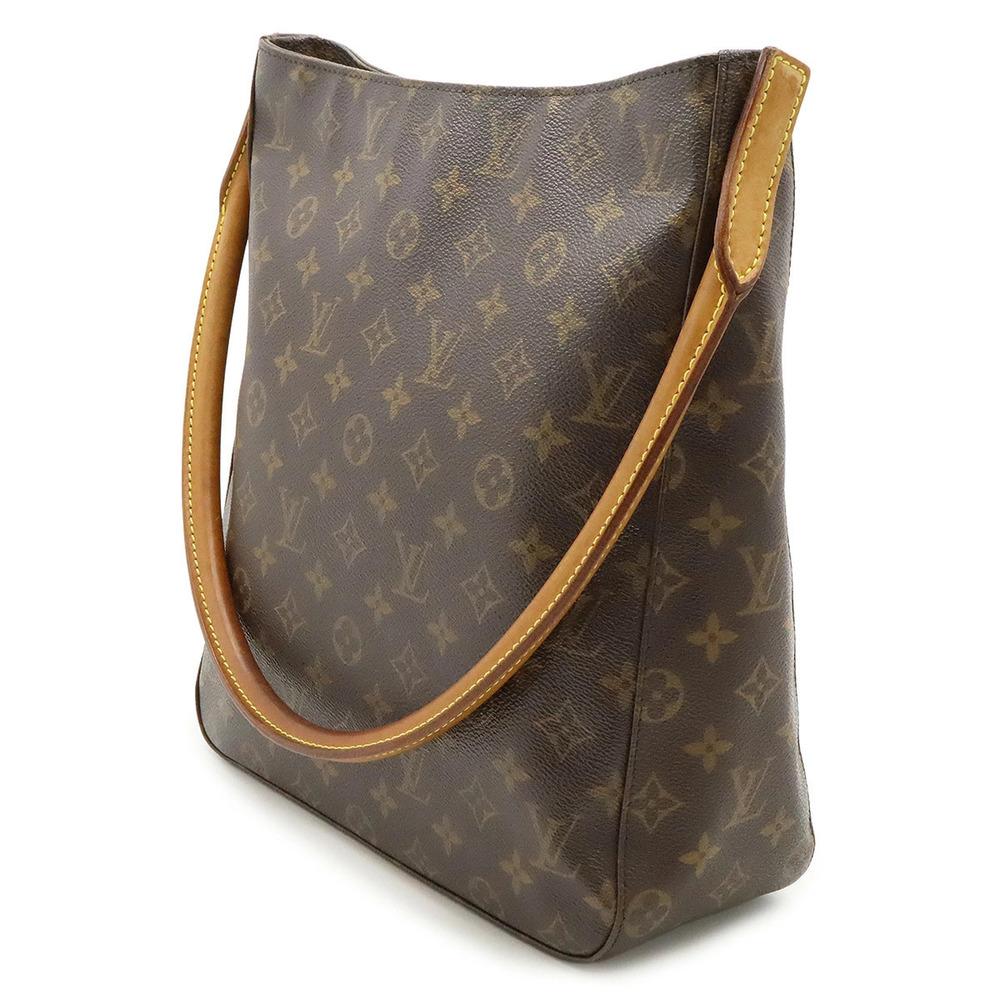 Louis Vuitton Hobo Bag Shoulder Looping Monogram Brown
